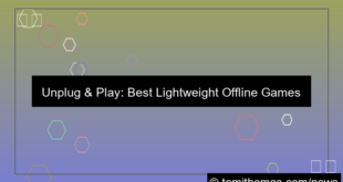desain offline games lightweight