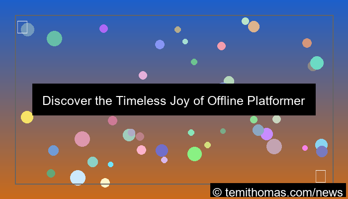offline games platformer