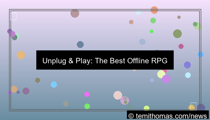 offline games rpg