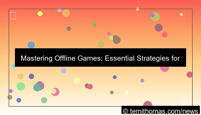 ilustrasi offline games strategy