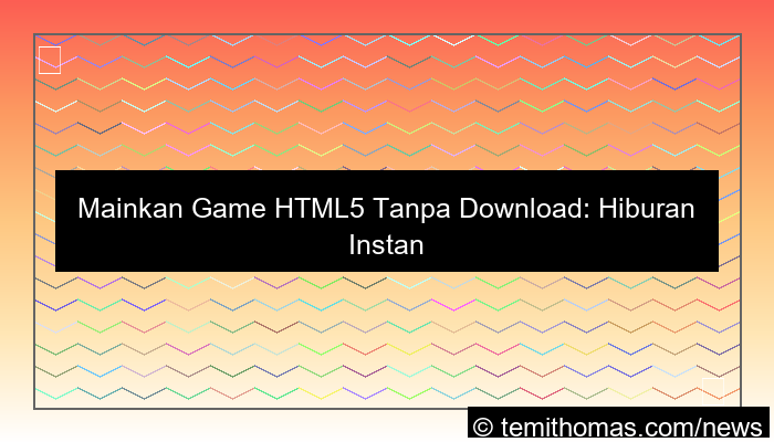 grafik game html5 tanpa download