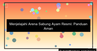 desain arena sabung ayam resmi