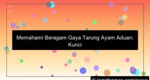 ayam aduan gaya tarung