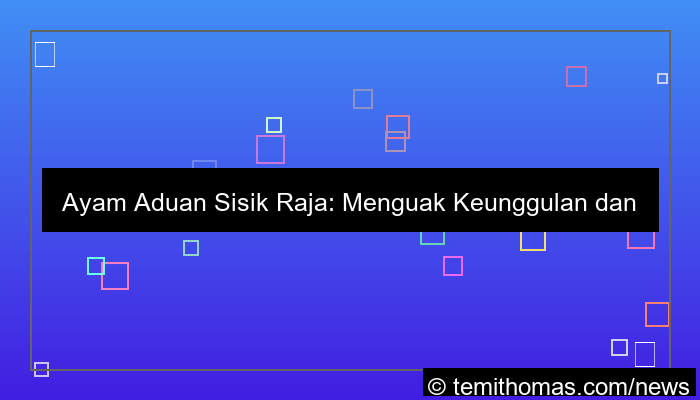 ayam aduan sisik raja