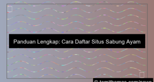 cara daftar situs sabung ayam