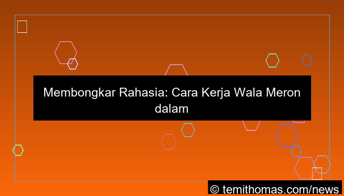 desain cara kerja wala meron