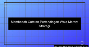 gambar catatan pertandingan wala meron