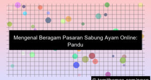 daftar pasaran sabung ayam