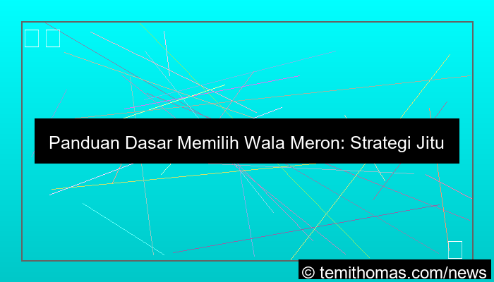 visual dasar memilih wala meron