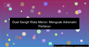 ilustrasi duel sengit wala meron