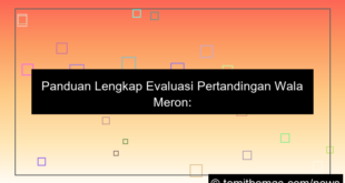 grafik evaluasi pertandingan wala meron