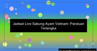 visual jadwal live sabung ayam vietnam