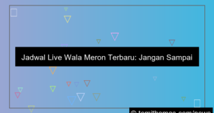 jadwal live wala meron