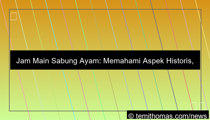 jam main sabung ayam
