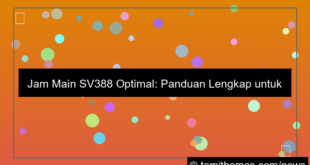 ilustrasi jam main sv388