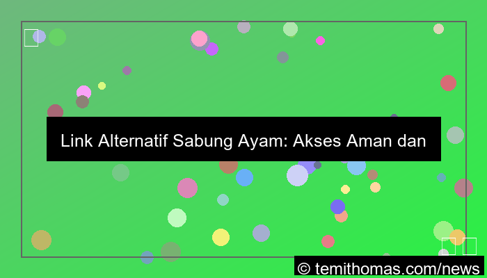 desain link alternatif sabung ayam