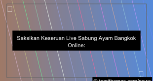 gambar live sabung ayam bangkok