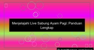 grafik live sabung ayam pagi