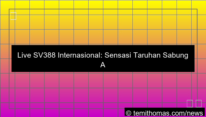 live sv388 internasional