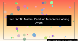 live sv388 malam
