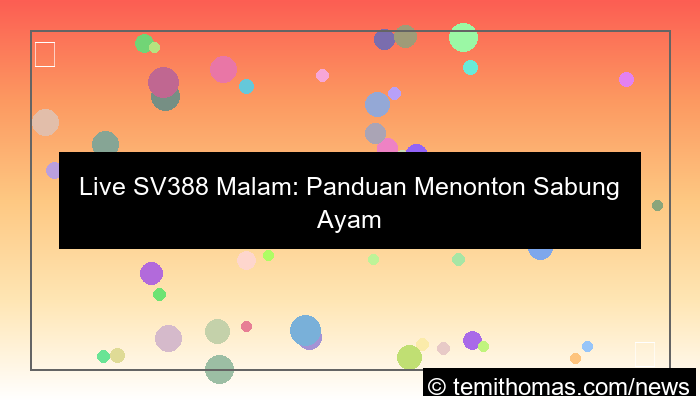 live sv388 malam