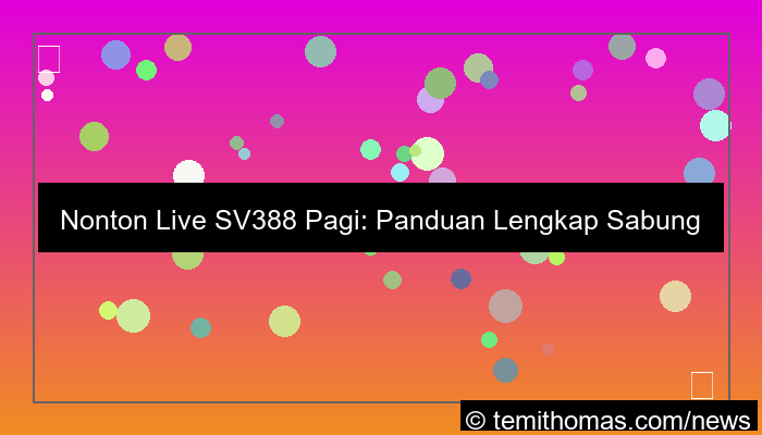 live sv388 pagi