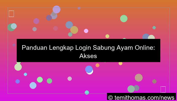 grafik login sabung ayam
