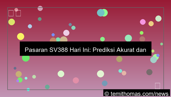 pasaran sv388 hari ini