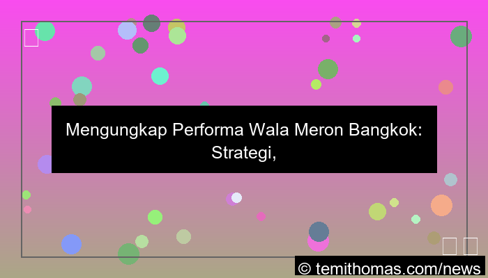 grafik performa wala meron bangkok