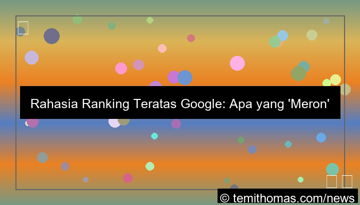 grafik ranking teratas wala meron