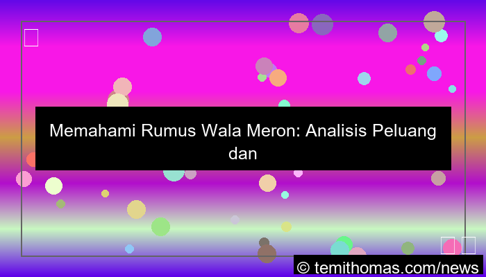 rumus wala meron