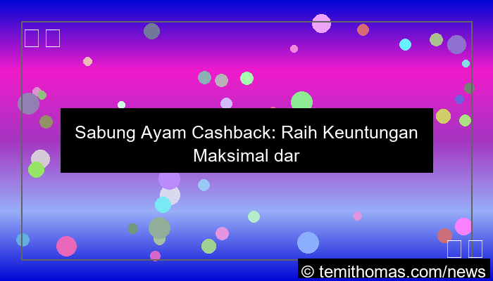 sabung ayam cashback