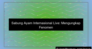 sabung ayam internasional live