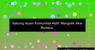 sabung ayam komunitas aktif