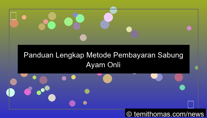 grafik sabung ayam metode pembayaran