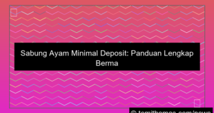 sabung ayam minimal deposit