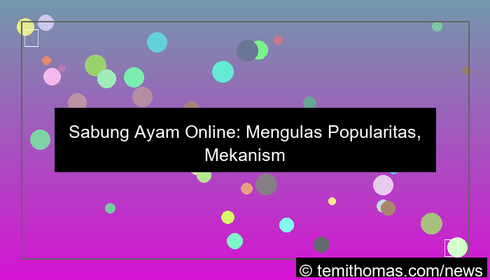 gambar sabung ayam online