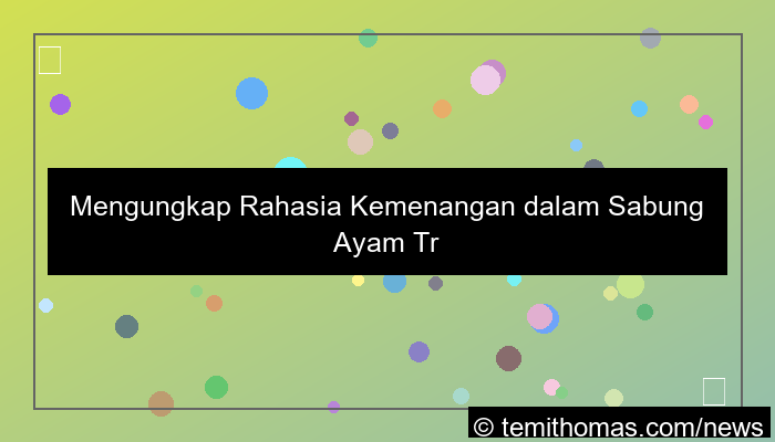 gambar sabung ayam rahasia menang