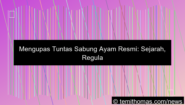 sabung ayam resmi