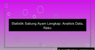 desain sabung ayam statistik lengkap