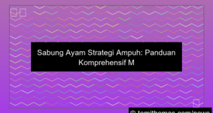 sabung ayam strategi ampuh