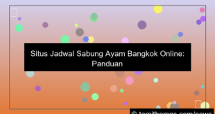 situs jadwal sabung ayam bangkok