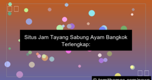 grafik situs jam tayang sabung ayam bangkok