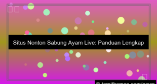 situs nonton sabung ayam live
