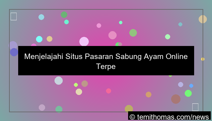 situs pasaran sabung ayam