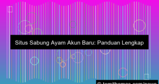 situs sabung ayam akun baru