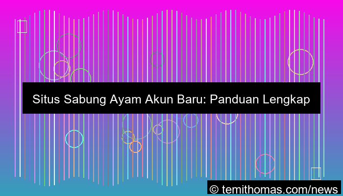 situs sabung ayam akun baru