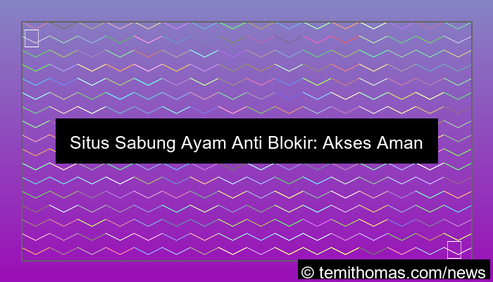 situs sabung ayam anti blokir