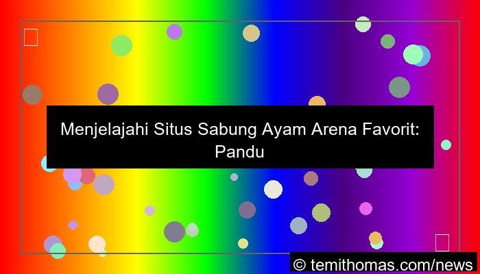 situs sabung ayam arena favorit