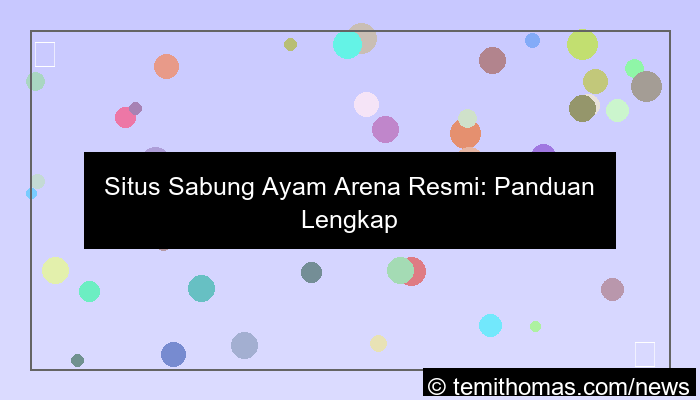 situs sabung ayam arena resmi